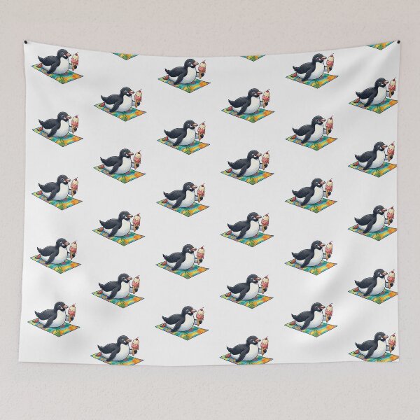 Item preview, Penguin on Tropical Beach Vacation designed and sold by YNAMREG.