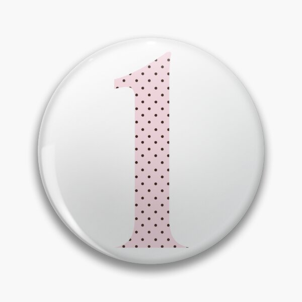 Item preview, Polka Dot Number One designed and sold by xoxo.lunalulu.