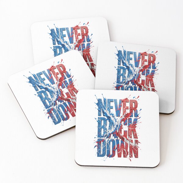 Item preview, Never Back Down designed and sold by 123ToGo.