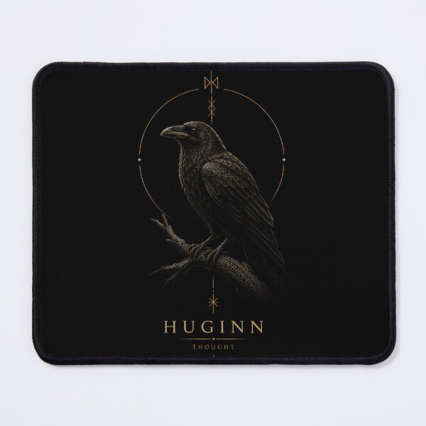 Item preview, Huginn Odin Raven Thought Gothic Mythology designed and sold by DarkOriginArts.