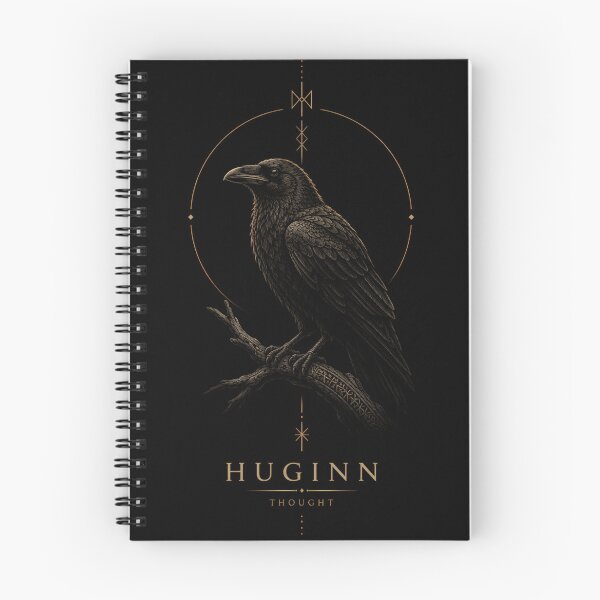 Item preview, Huginn Odin Raven Thought Gothic Mythology designed and sold by DarkOriginArts.