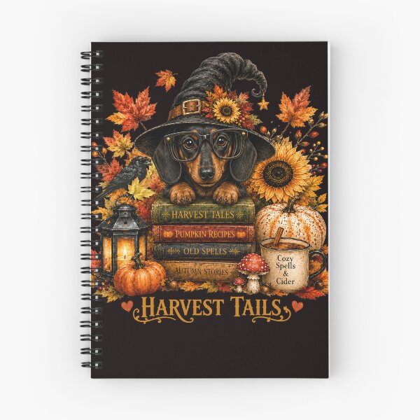 Item preview, Cute Dachshund Halloween Witch Fall Book Lover designed and sold by Cute & Sassy Custom Gifting Boutiques.