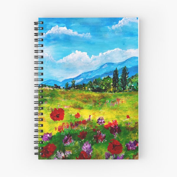 Item preview, Azure Horizons | Acrylic Landscape Painting designed and sold by CharismaticMindArt.