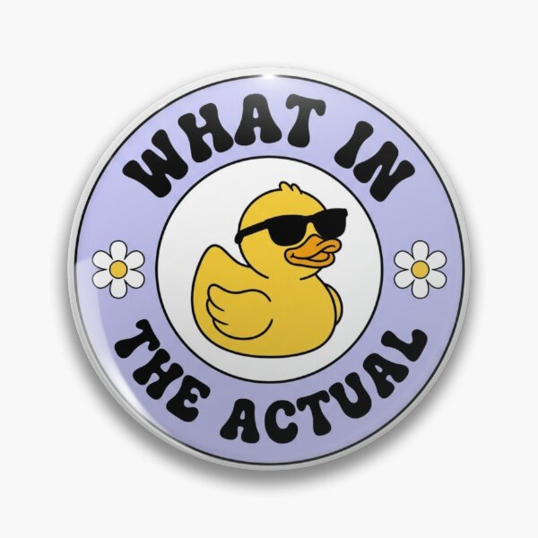 Item preview, What In The Actual Funny Rubber Duck designed and sold by raedattia.