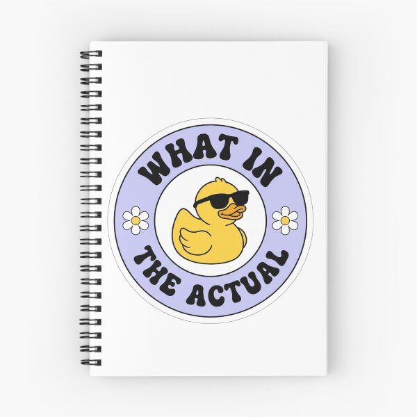 Item preview, What In The Actual Funny Rubber Duck designed and sold by raedattia.