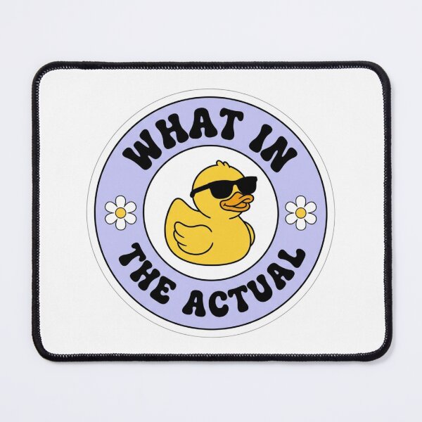 Item preview, What In The Actual Funny Rubber Duck designed and sold by raedattia.