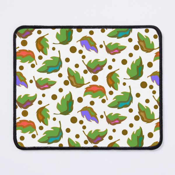 Item preview, Multi-colored Leaves with Gold Dots designed and sold by Indra's Net.