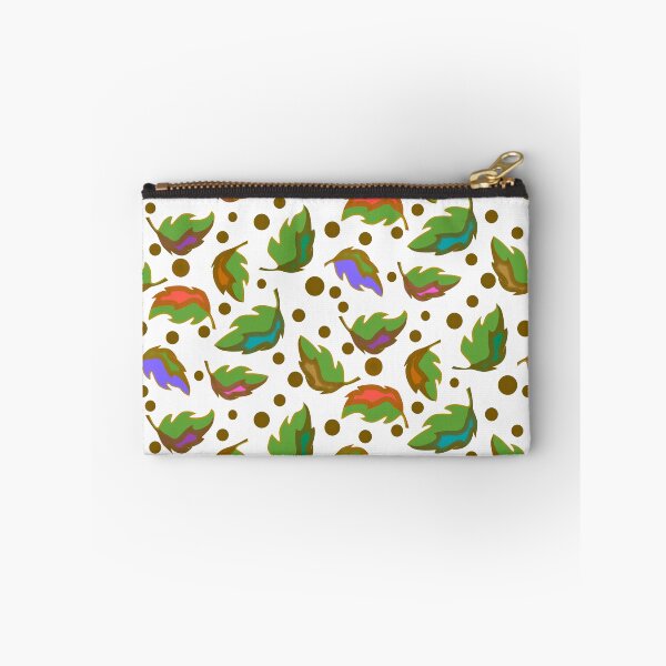 Item preview, Multi-colored Leaves with Gold Dots designed and sold by Indra's Net.