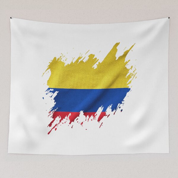 Item preview, Grunge Colombian flag, Colombian pride designed and sold by Dressyourflag.