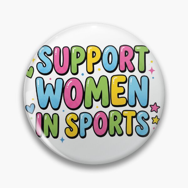 Item preview, Support Women In Sports Colorful Y2K Bubble Letters designed and sold by AdyKurniawan.