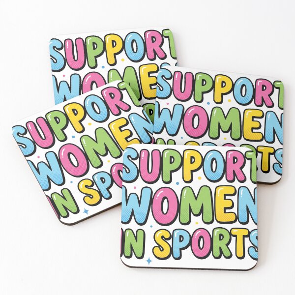 Item preview, Support Women In Sports Colorful Y2K Bubble Letters designed and sold by AdyKurniawan.