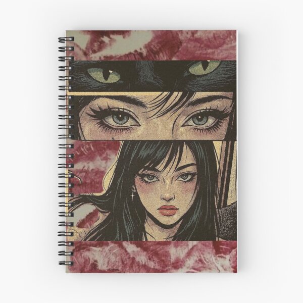 Item preview, Anime Eyes and Red Lips Collage designed and sold by SarvynStudio.