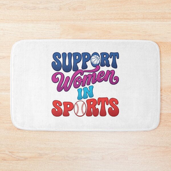 Item preview,  Support Women In Sports Retro Typography designed and sold by AdyKurniawan.