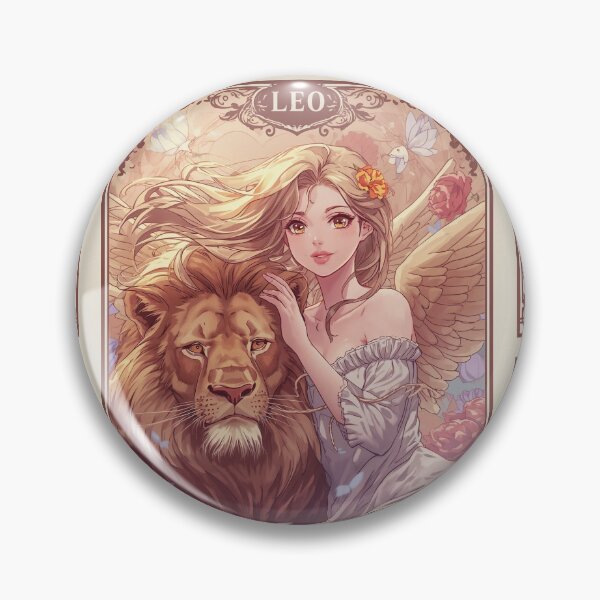 Item preview, Leo Zodiac Goddess with Lion Art | Leo Energy Celestial Astrology Illustration | Anime Fantasy Girl | Horoscope Zodiac Wall Art | Leo Birthday Gift | Art Nouveau Decor designed and sold by RSDigitalPrintDesign.