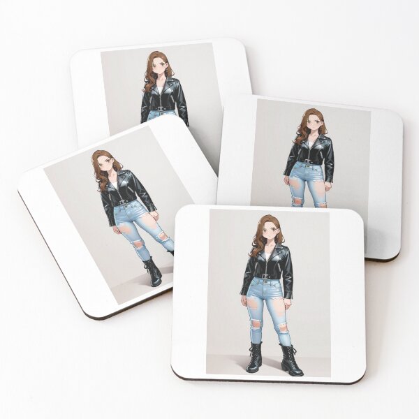 Item preview, Fashion - look redhead woman leather designed and sold by AnimeShin.