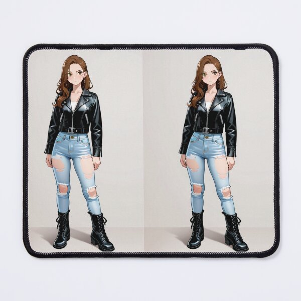 Item preview, Fashion - look redhead woman leather designed and sold by AnimeShin.