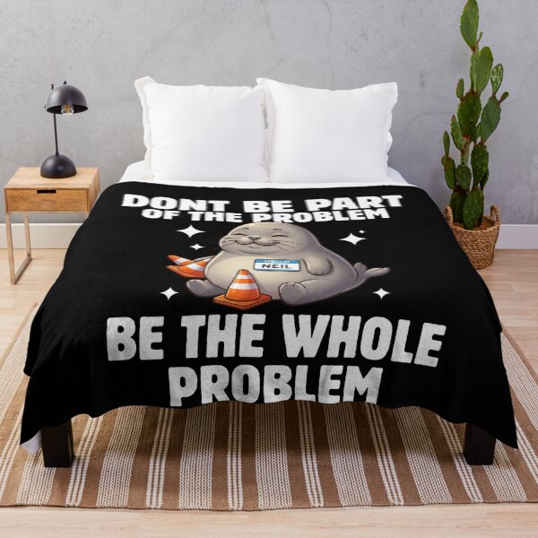 Item preview, Dont Be Part of The Problem Funny Seal Art designed and sold by BornBorn.