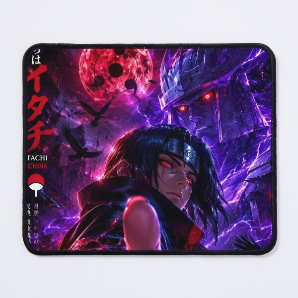 Item preview, Itachi | Crimson Moon Shadow Warrior | Dark Mystic Anime Style Digital Art designed and sold by Dyan4.