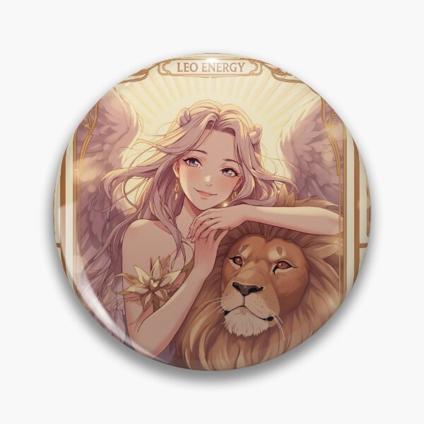 Item preview, Leo Zodiac Goddess with Lion Art | Leo Energy Celestial Astrology Illustration | Anime Fantasy Girl | Horoscope Zodiac Wall Art | Leo Birthday Gift | Art Nouveau Decor designed and sold by RSDigitalPrintDesign.