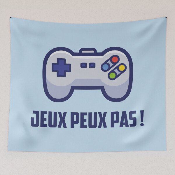 Item preview, Can't Play Games – Humorous Gaming Controller for Video Game Addicts designed and sold by WordPlayStudio.