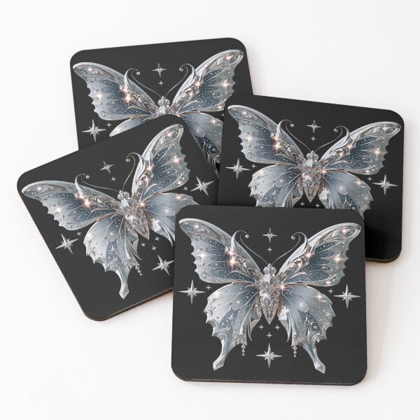 Item preview, Iridescent Cyberpunk Butterfly – Holographic Y2K Aesthetic designed and sold by daila70.