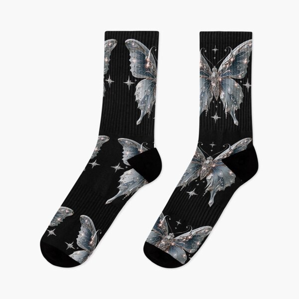 Item preview, Iridescent Cyberpunk Butterfly – Holographic Y2K Aesthetic designed and sold by daila70.