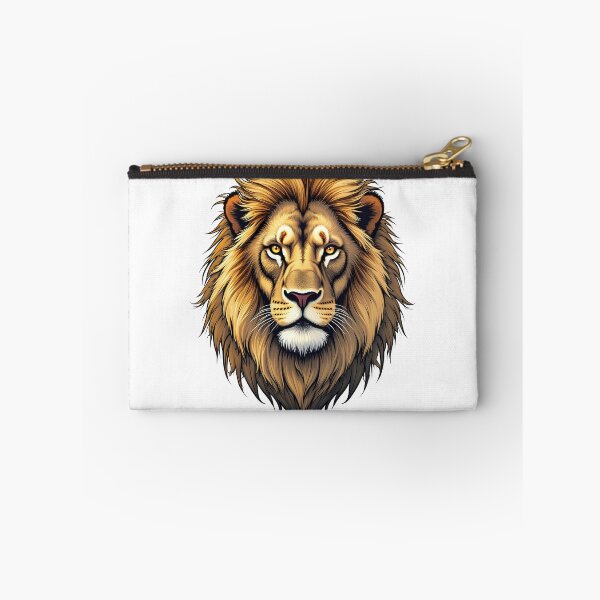 Item preview, Majestic Golden Lion Head Illustration designed and sold by Marcu Ioachim.