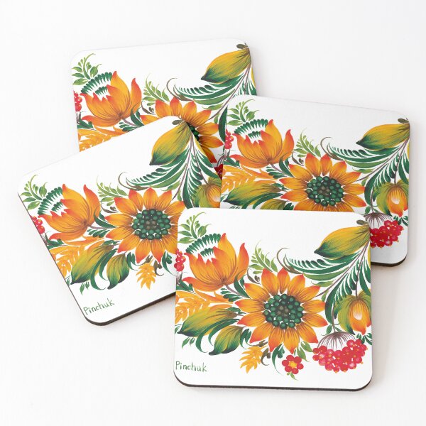 Item preview, A spray of flowers with a sunflower and viburnum designed and sold by MALVA UA.