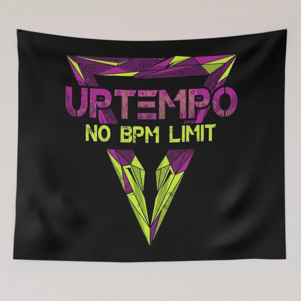 Item preview, Uptempo Hardcore No BPM Limit Rave Festival designed and sold by SPAZE-Typo.