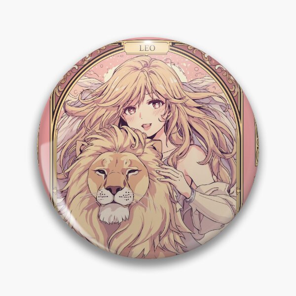 Item preview, Leo Zodiac Goddess with Lion Art | Leo Energy Celestial Astrology Illustration | Anime Fantasy Girl | Horoscope Zodiac Wall Art | Leo Birthday Gift | Art Nouveau Decor designed and sold by RSDigitalPrintDesign.