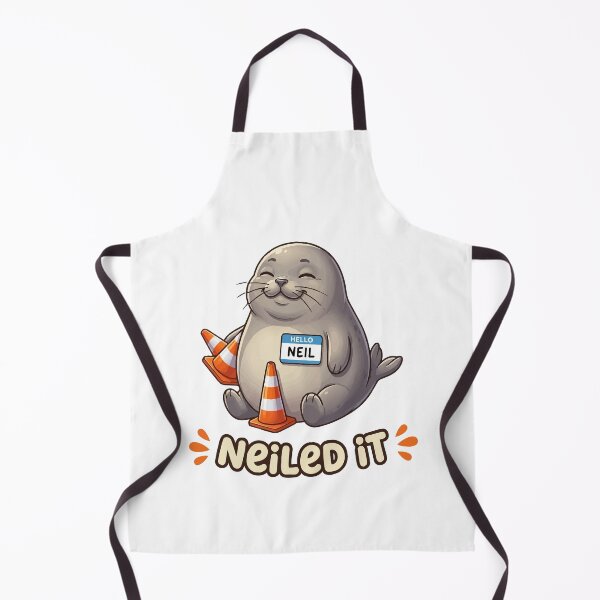 Item preview, Neiled It Neil The Seal Tasmania Funny Traffic Cone Meme Art designed and sold by BornBorn.