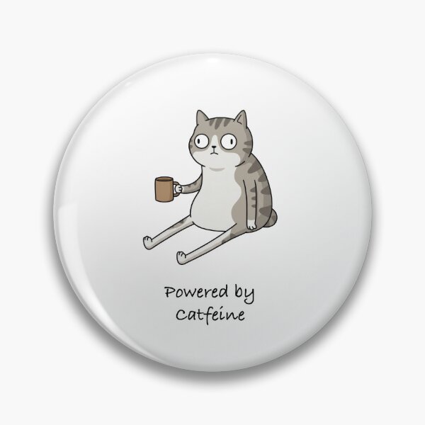 Item preview, Cat and Coffee Powered by Catfein designed and sold by Woketoon.