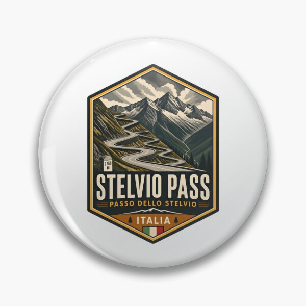 Item preview, Stelvio Pass Passo Dello Stelvio Italia Mountain Road Trip Motorcyclist Cyclist Driver designed and sold by Simsimah26Parks.
