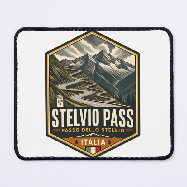Item preview, Stelvio Pass Passo Dello Stelvio Italia Mountain Road Trip Motorcyclist Cyclist Driver designed and sold by Simsimah26Parks.