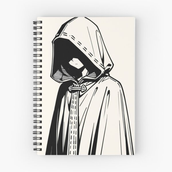 Item preview, Fashion - Man in Black Hooded Cloak Hidden Face Streetwear Anime Variant 4 designed and sold by AnimeShin.