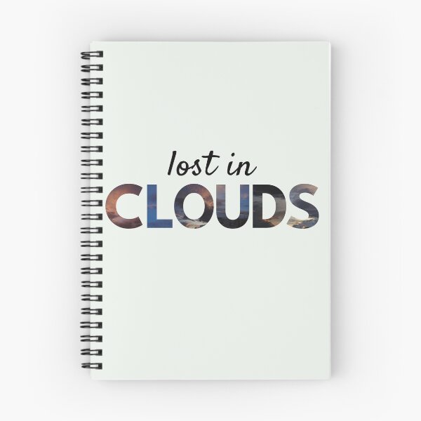 Item preview, Lost in Clouds – Dreamy Sky Aesthetic Word Art designed and sold by NeededTees.