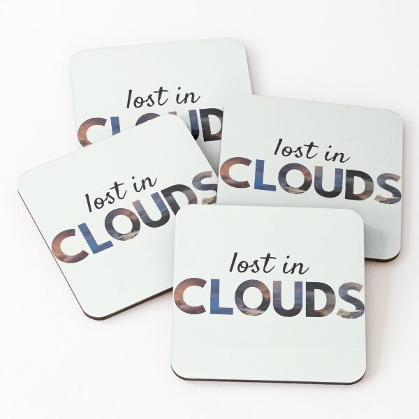 Item preview, Lost in Clouds – Dreamy Sky Aesthetic Word Art designed and sold by NeededTees.