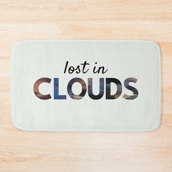 Item preview, Lost in Clouds – Dreamy Sky Aesthetic Word Art designed and sold by NeededTees.