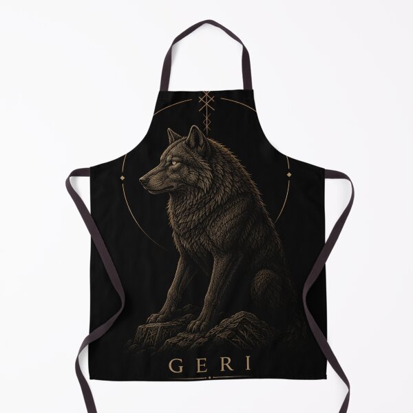 Item preview, Geri The Ravenous Odin Wolf Gothic Mythology designed and sold by DarkOriginArts.