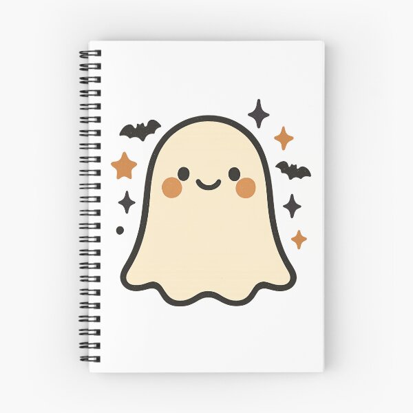 Item preview, Cute Ghost — Spooky Season Kawaii Halloween Illustration designed and sold by JuanmaLW.