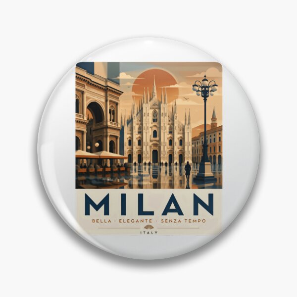 Item preview, Milan Bella Elegante Senza Tempo Italy Travel Vacation Tourist designed and sold by Simsimah26Parks.