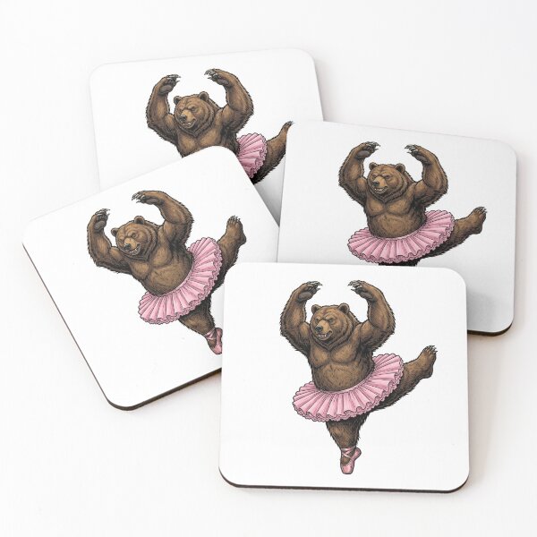 Item preview, Grizzly Bear in Ballet Tutu designed and sold by YNAMREG.