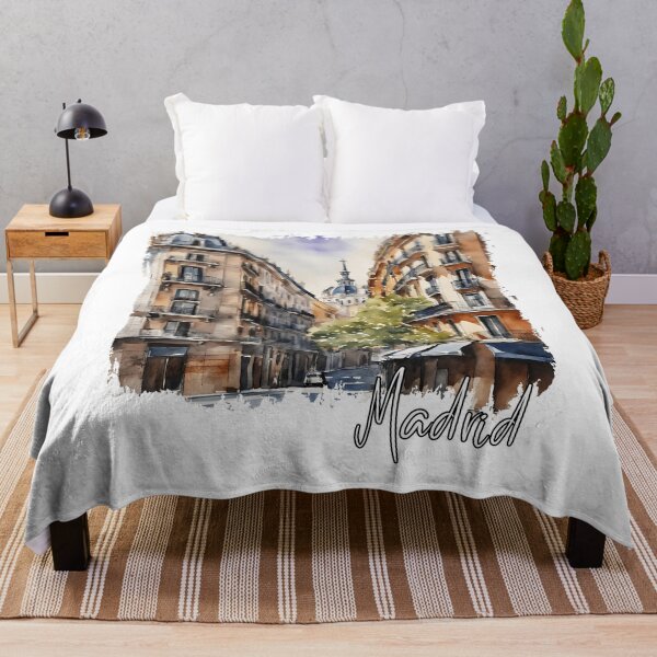 Item preview, Watercolor of Madrid, I love Madrid designed and sold by Dressyourflag.