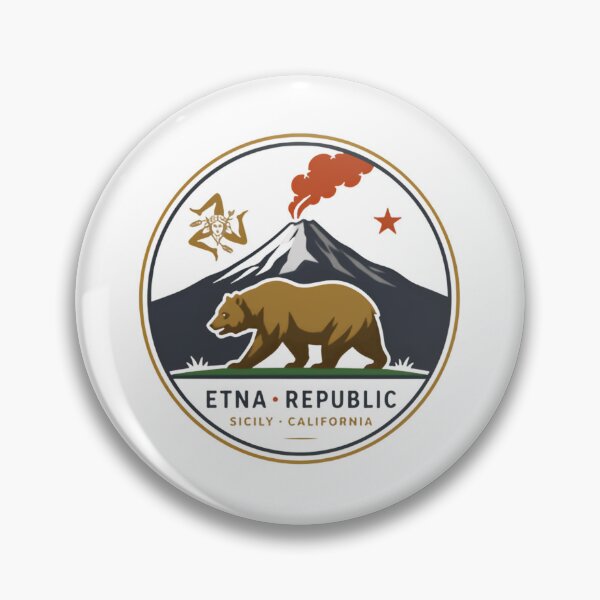 Item preview, Etna Republic Sicily California Heritage Travel Pride designed and sold by Simsimah26Parks.
