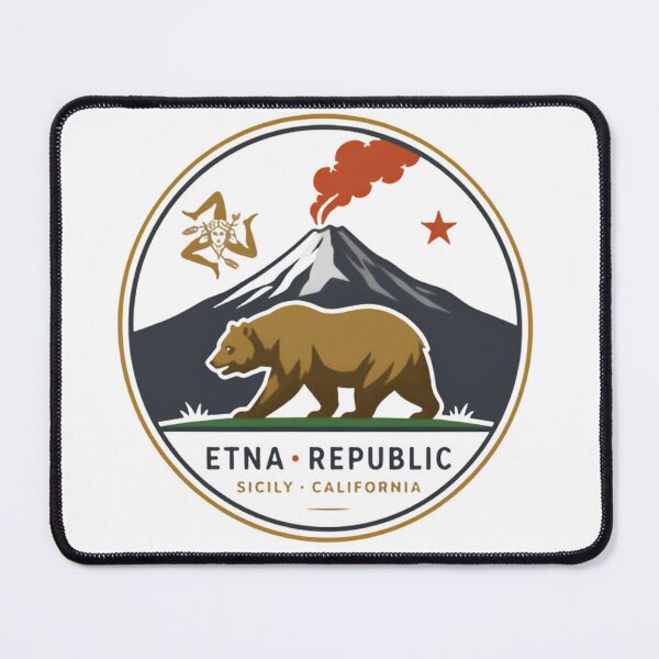 Item preview, Etna Republic Sicily California Heritage Travel Pride designed and sold by Simsimah26Parks.