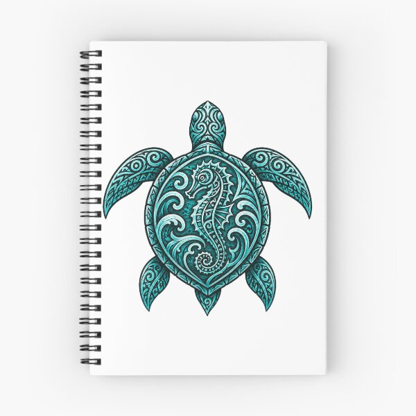 Item preview, Polynesian Tribal Turtle – Seahorse designed and sold by OTSC.