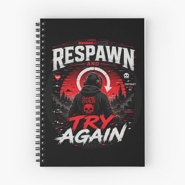 Item preview, Respawn and Try Again Gamer T-Shirt – Gaming Quote Tee, Funny Gamer Shirt, Esports Graphic Tee, Gaming Motivation Shirt designed and sold by Artimax-Studio.
