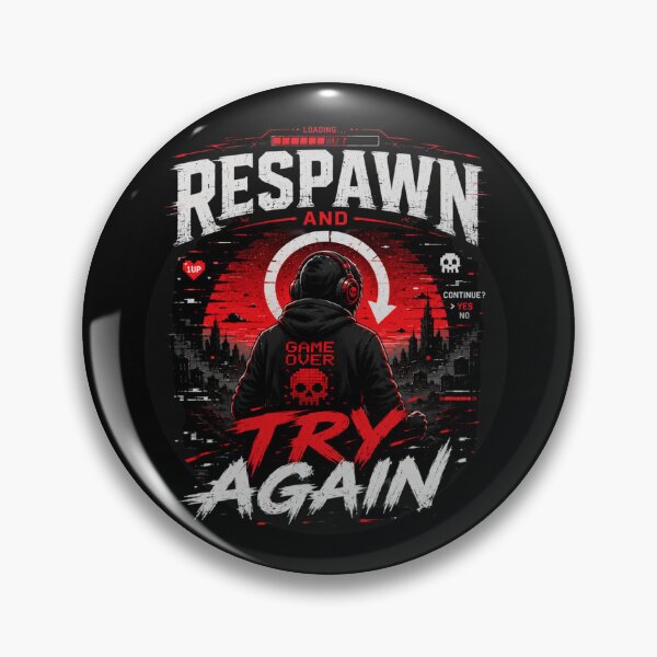 Item preview, Respawn and Try Again Gamer T-Shirt – Gaming Quote Tee, Funny Gamer Shirt, Esports Graphic Tee, Gaming Motivation Shirt designed and sold by Artimax-Studio.