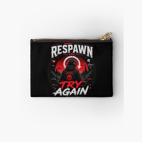 Item preview, Respawn and Try Again Gamer T-Shirt – Gaming Quote Tee, Funny Gamer Shirt, Esports Graphic Tee, Gaming Motivation Shirt designed and sold by Artimax-Studio.
