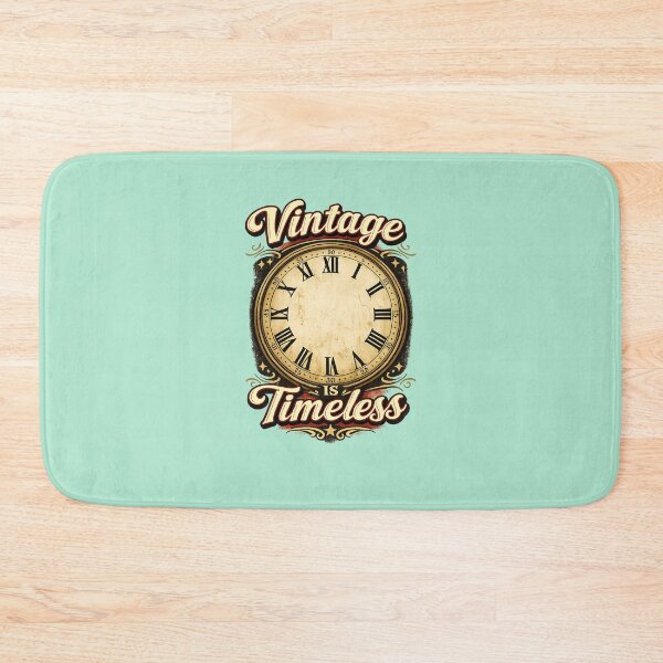 Item preview, Vintage Is Timeless | Retro Clock Design | Classic Vintage Aesthetic designed and sold by CJLindy.